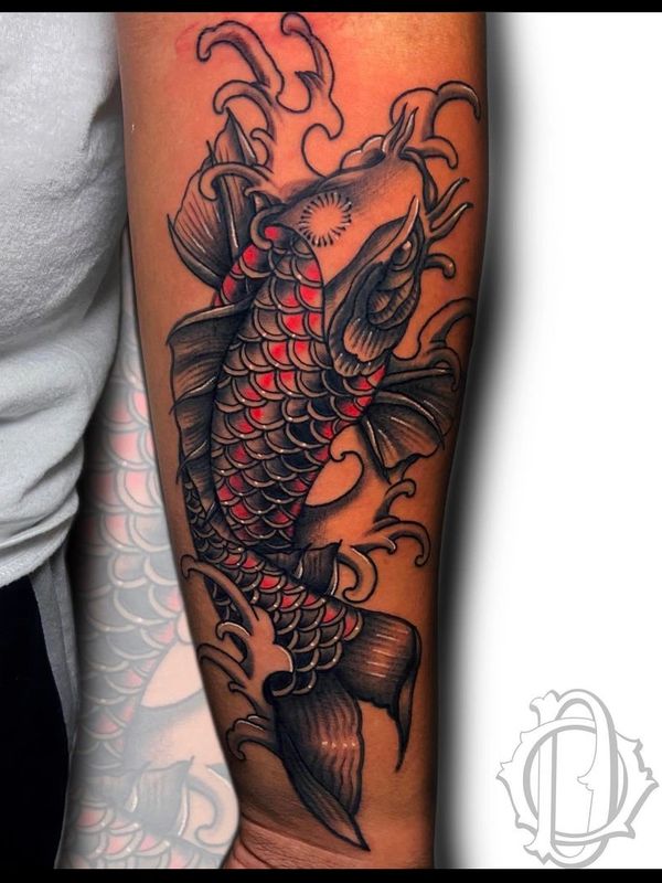 Koi fish japanese tattoo