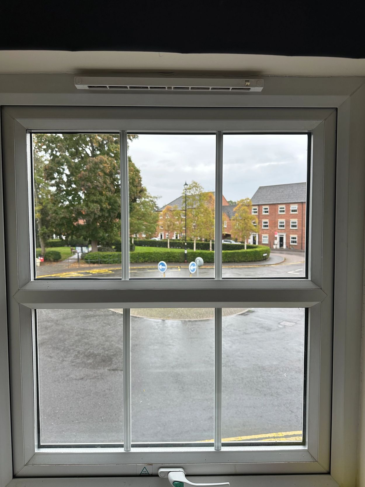 Glass units changed in a upvc window 