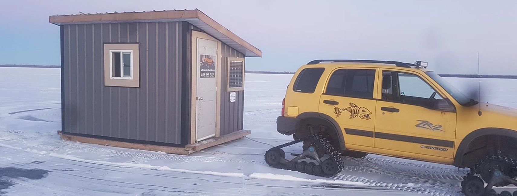 Luxury Ice Shacks Gull Lake Fishing Charters