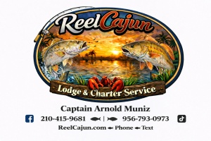 Coming Soon!

Reel Cajun Charters

Arroyo City, TX

210-415-9681 