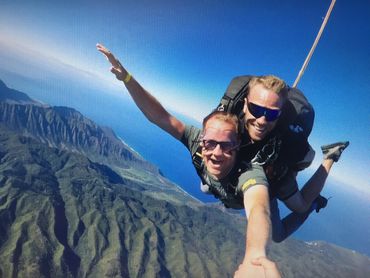Skydiving on the North Shore of Oahu was one of the coolest experiences of my life.