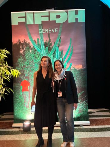 Patricia Finneran and Khadidja Benoutaf FIFD Geneva 2024