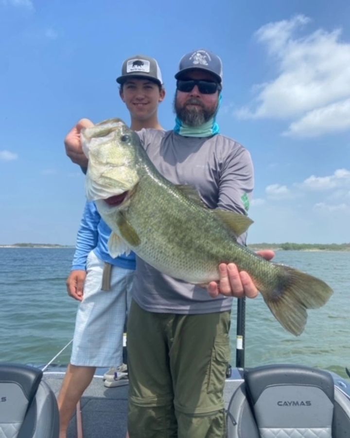 Bass on a Rockin' B guided trip
