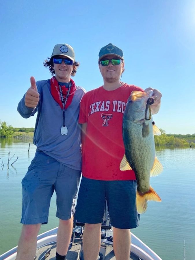 Youth angler with a big bass