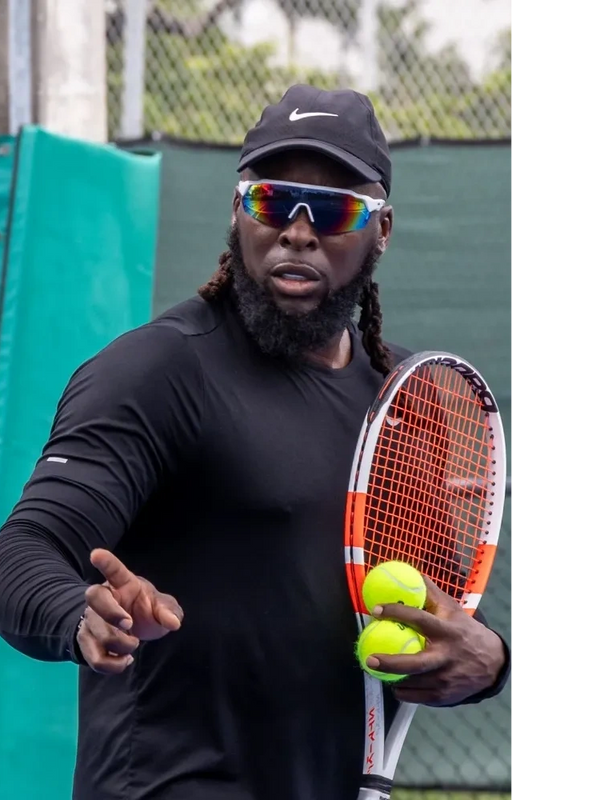 Pro Tennis Coach TJ manages and coaching Pro Tennis Player Akasha Urhobo