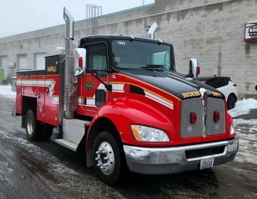 12 year old truck with color change to gloss red and black