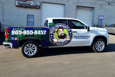 Knightworks Design Half wrap Chev Silverado for Rizzi Renovates