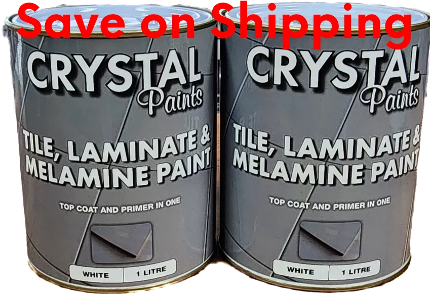 2 x 1 Litre Tile, Laminate & Melamine Paint