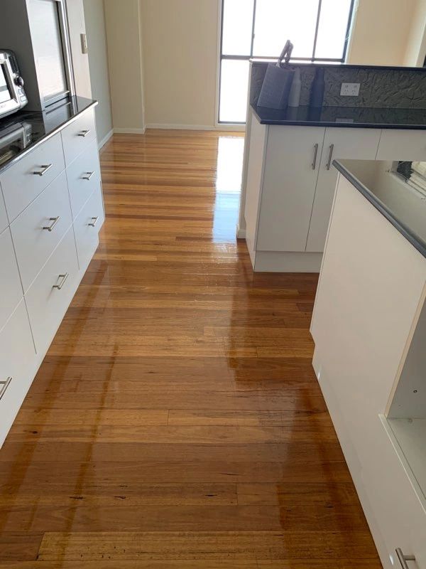 wooden timber kitchen floor vanished 