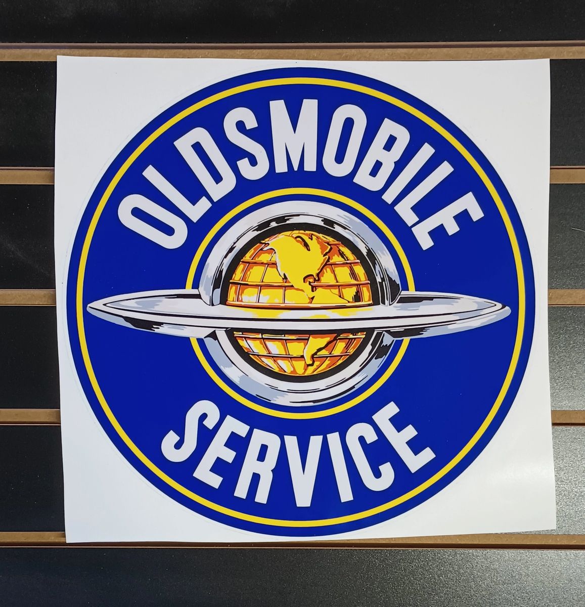 Oldsmobile Decal Gas Pump Sticker GM GMC General Motors
