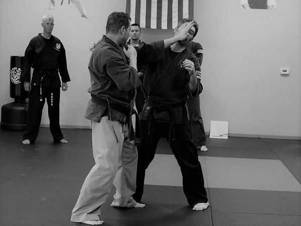 Head Instructor Jeff Grant, is a 5th degree   black belt in Kajukembo.