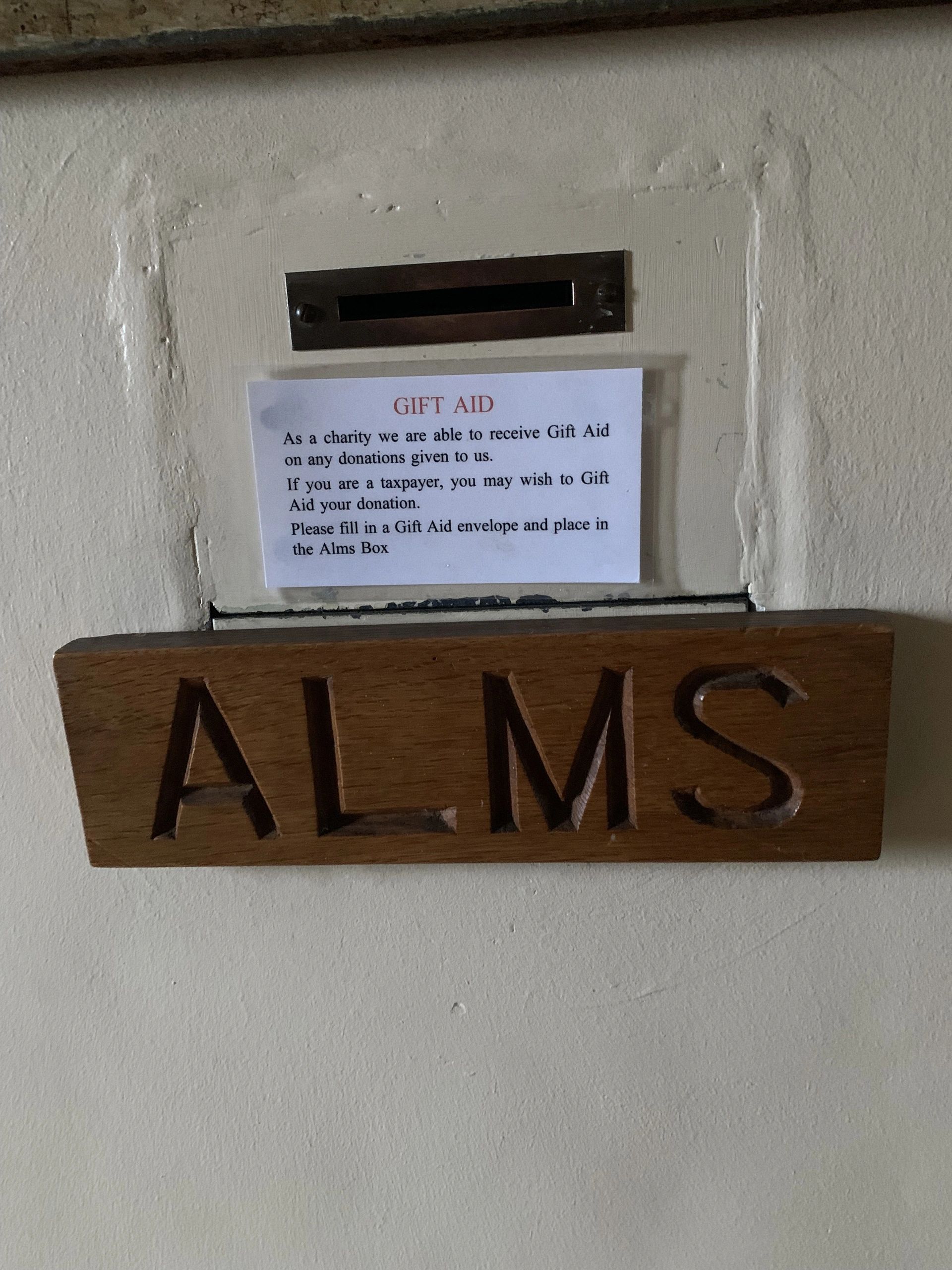 You can gift aid your donation at Alnmouth friary