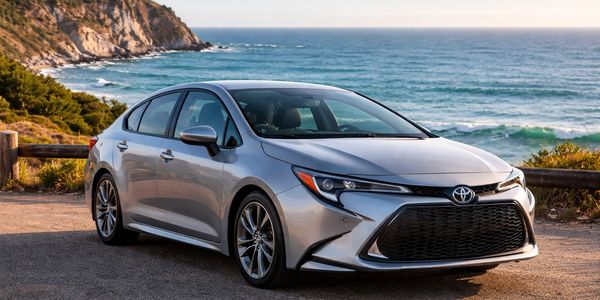 Silver Toyota Corolla