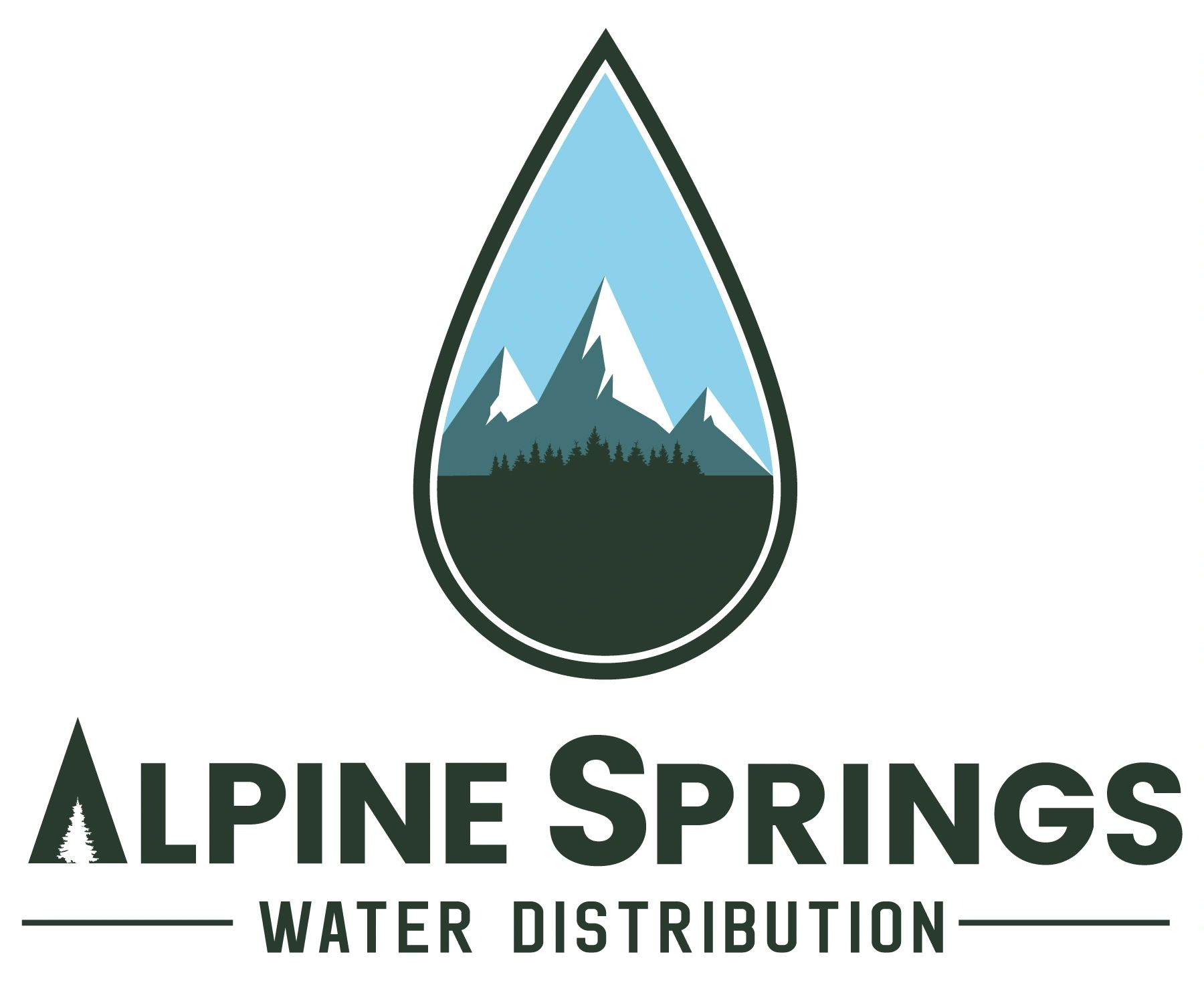 Alpine Springs Water Distribution Logo