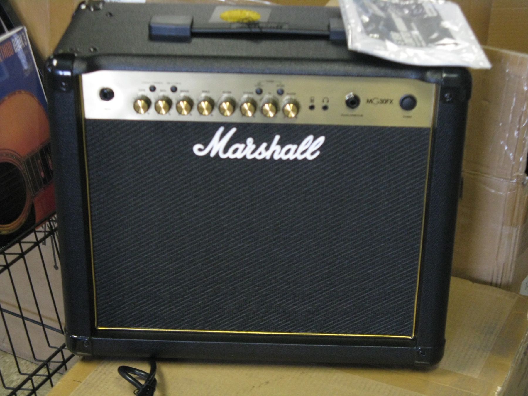 New Marshall MG30FX 30 Watt Electric Guitar Amp With Effects Gold