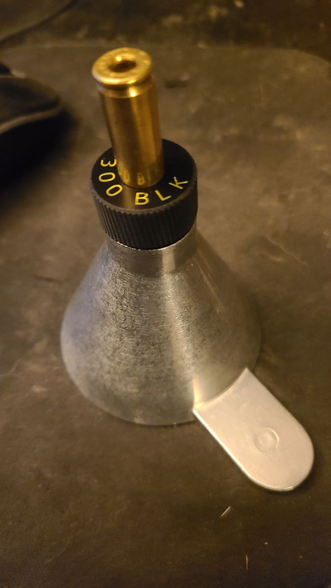 300 Blackout Cartridge adapter for Lyman Brass Smith Funnel