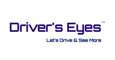 Logo with text 'Driver's Eyes' and tagline 'Let's Drive &amp; See More'.