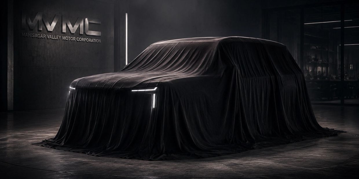 Car covered with a black cloth at MVMC.