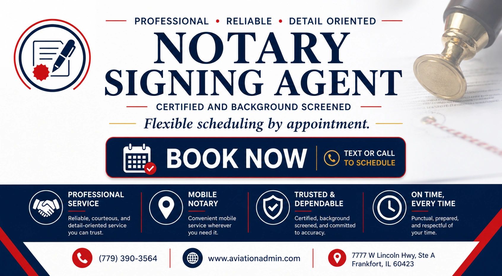Signing information