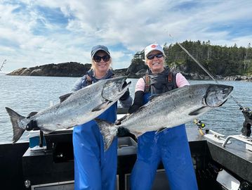 King salmon fishing in Sitka Alaska