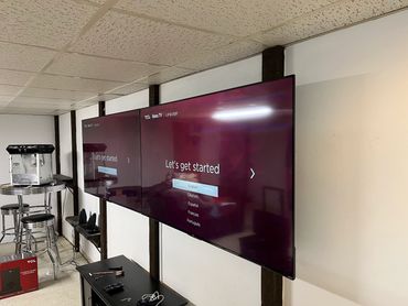 1x2 Video Wall Installation