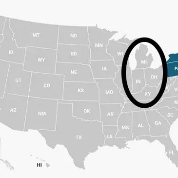 OHIO
INDIANA
KENTUCKY
EAST MICHIGAN