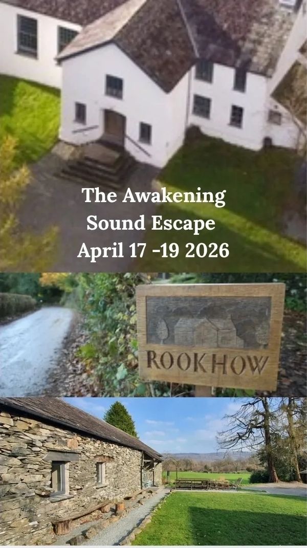 sound healing retreat, Rook how, Cumbria April 2026