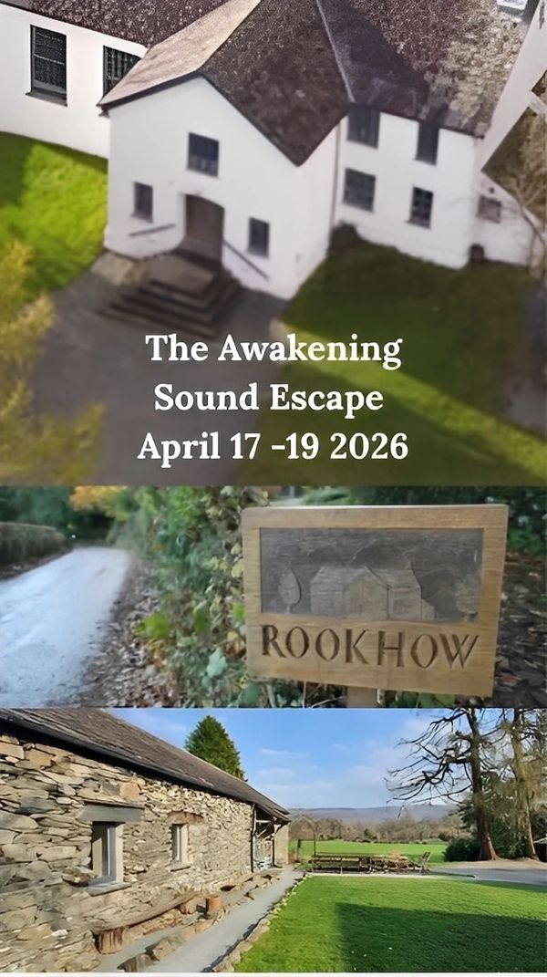 sound healing retreat, Rook how, Cumbria April 2026