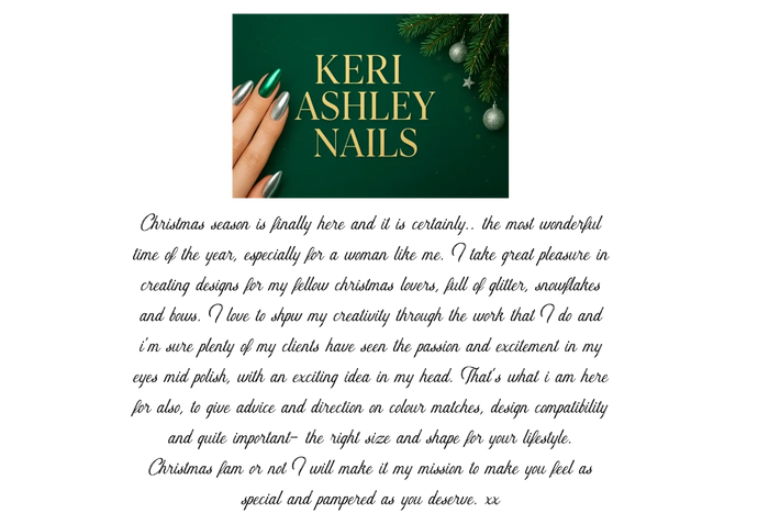 Christmas nails in bolsover and whitwell