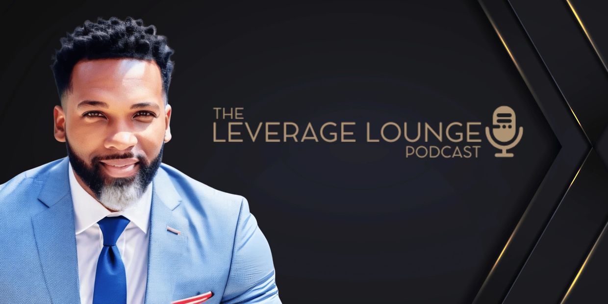 Leverage Lounge Podcast Logo with Mike Collier