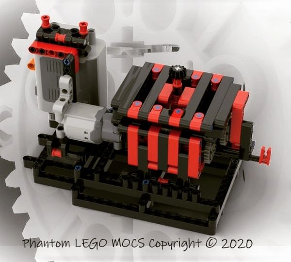 Phantom Gearbox
Three speed with reverse
Manual stick shift
Base and power supply