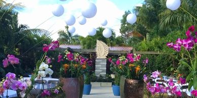 decorated for event hosting