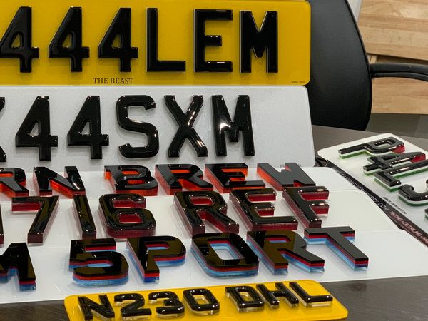 Carsmetic Surgery - 4D Number Plates, 3D Number Plates