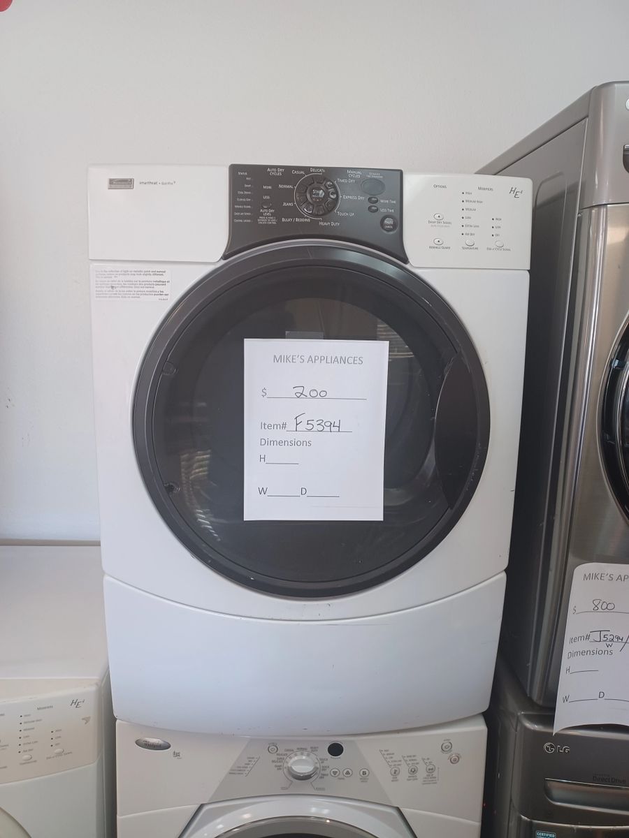 KENMORE ELITE he4t STACKABLE ELECTRIC DRYER
