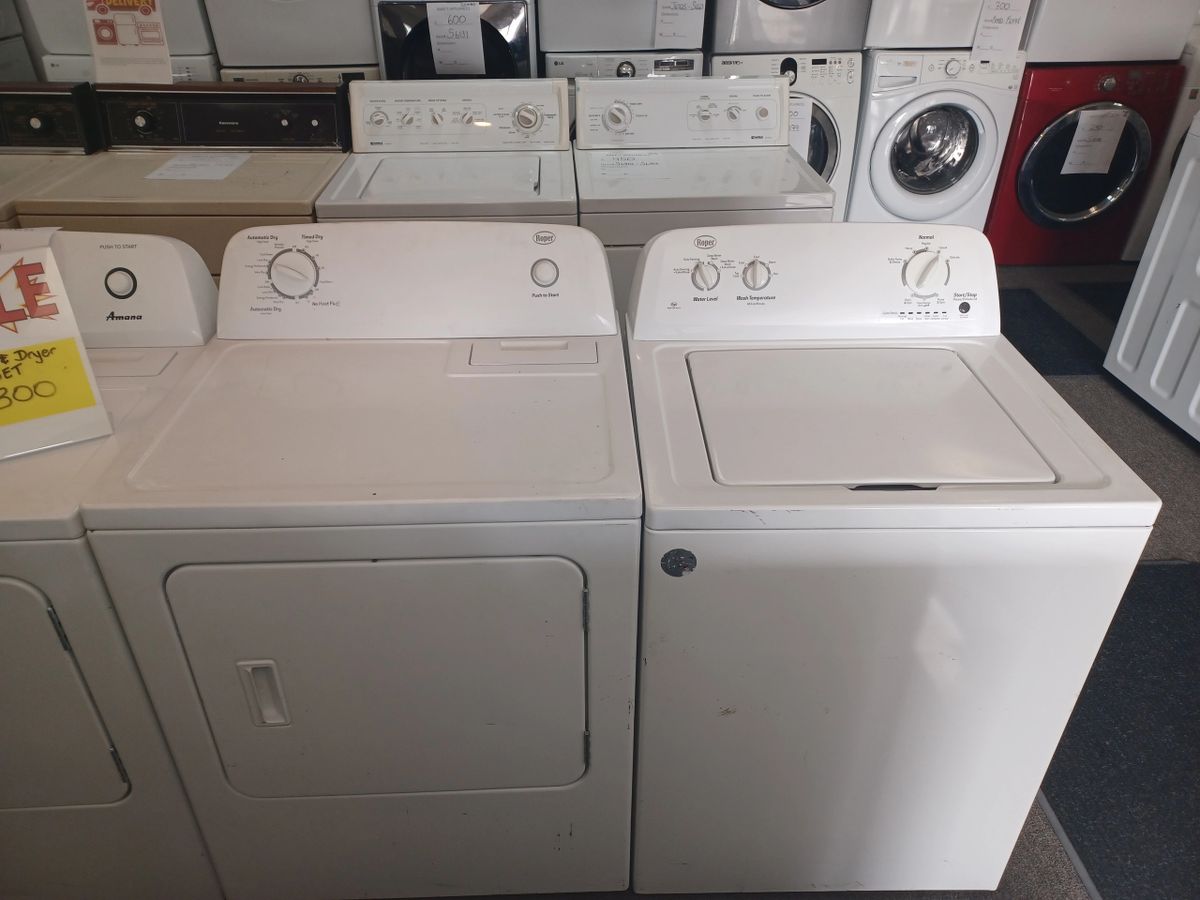 ROPER CLASSIC TOPLOAD WASHER ELECTRIC DRYER