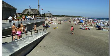 Pavilion at Scarborough Beach in Narragansett Rhode Island