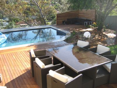 decking pool coping