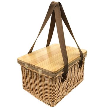 Premium quality corporate gifts including handcrafted wicker hamper baskets printed with your logo.