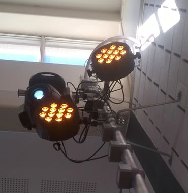LED stage lighting system at Oxley Park