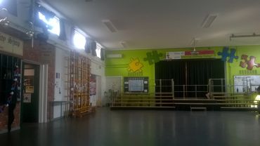Audio visual system in school hall