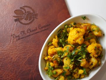 Aloo Gobi Mattar on a menu