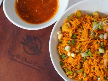 A Schezwan Fried Rice