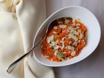 A bowl with mixed ingredients