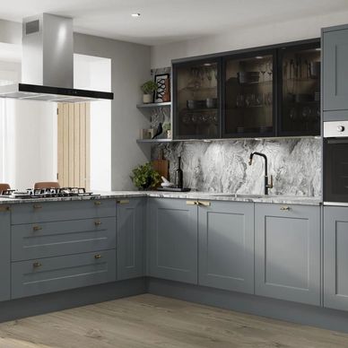 Allendale Sage Green Kitchen, Fitted Kitchens