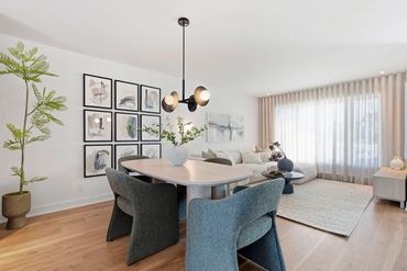home staging montréal salle à manger maison modèle pour entrepreneurs en construction home staging