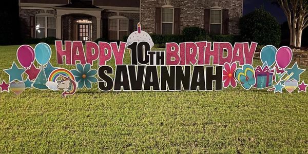 Happy Birthday Yard Signs