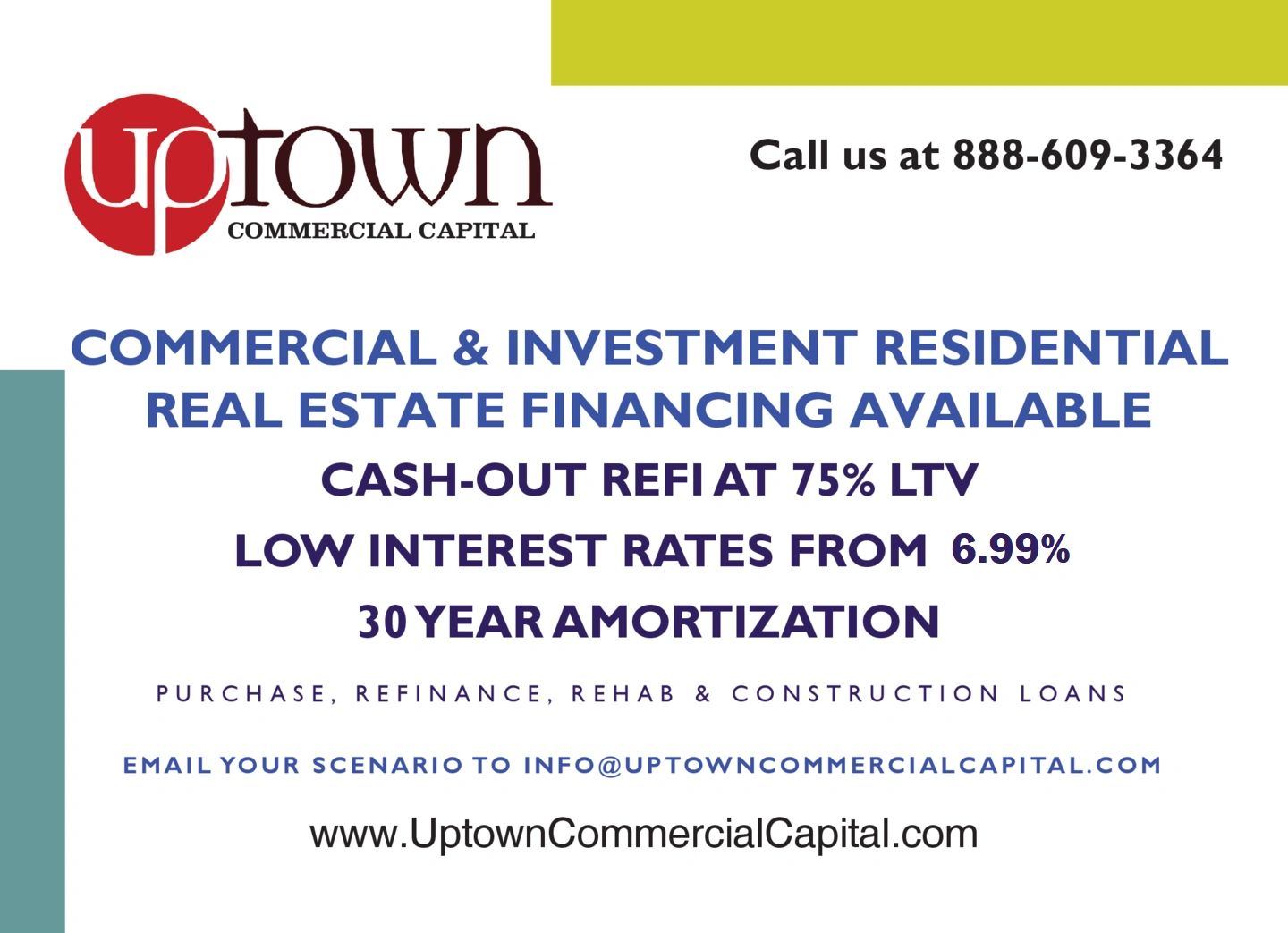 Business loans and commercial real estate financing 