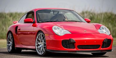 2001 Red Porsche 996 Turbo