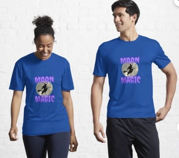 
Moon Magic Witchy Ride
Fly into the mystic with this Moon Magic tee featuring a full moon, a witch 