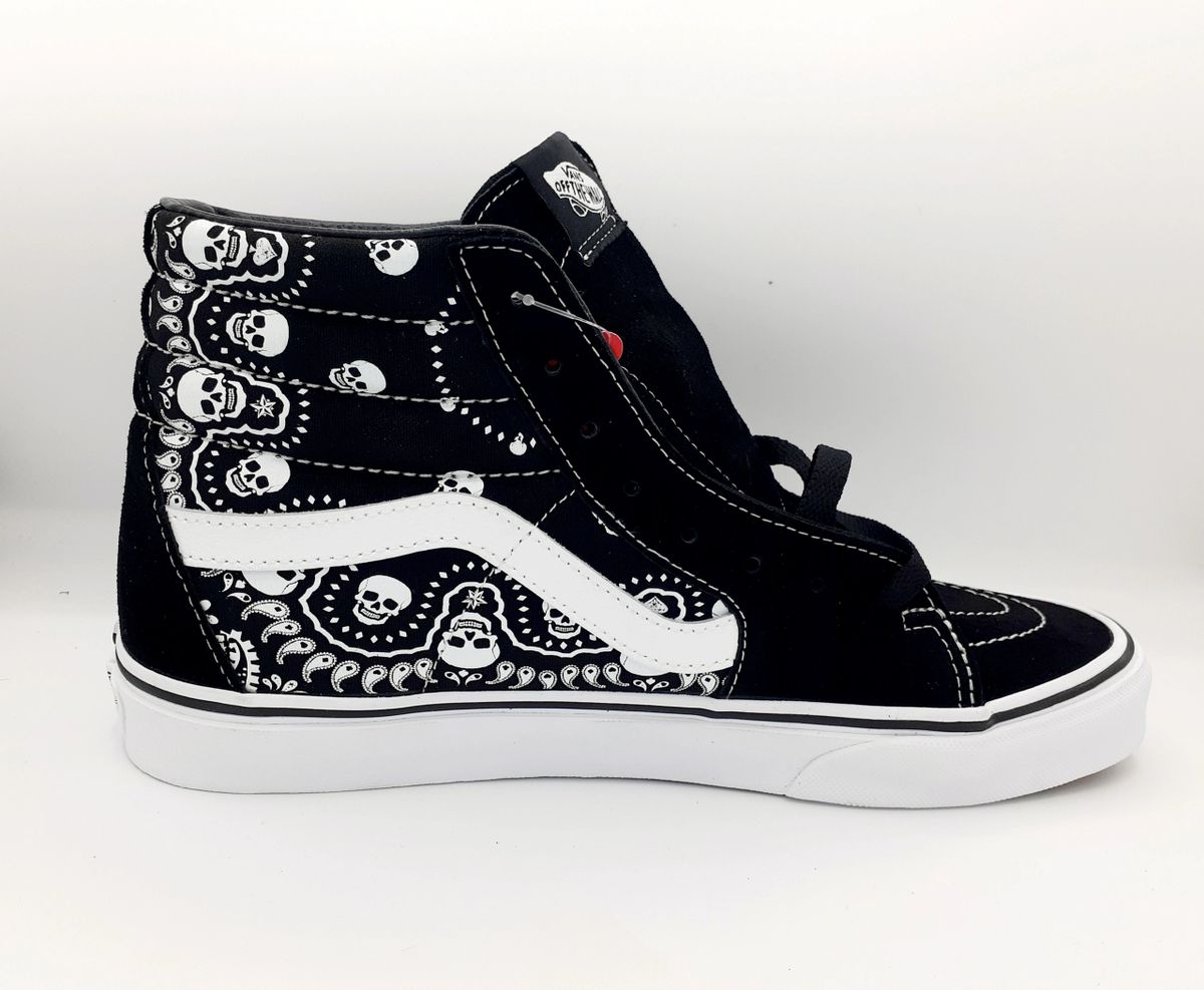 Vans SK8-HI Skulls Sneakers Black/White